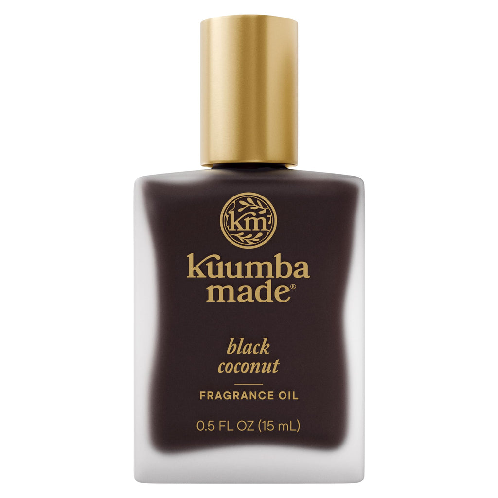Kuumba Made Black Coconut Fragrance Oil | Long-Lasting Vegan Alcohol-Free Roller 0.5 Fl Oz