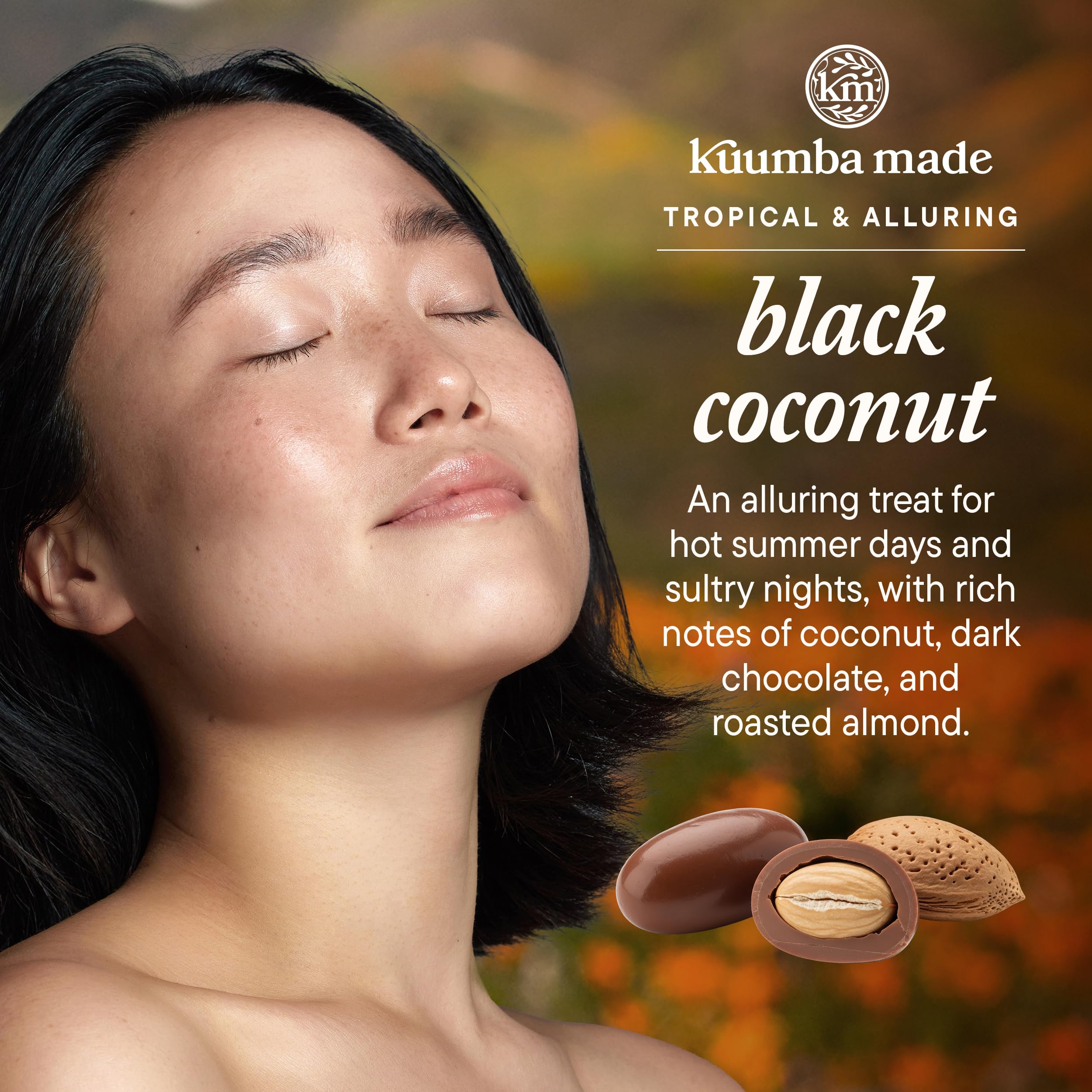 Kuumba Made Black Coconut Fragrance Oil | Long-Lasting Vegan Alcohol-Free Roller 0.5 Fl Oz