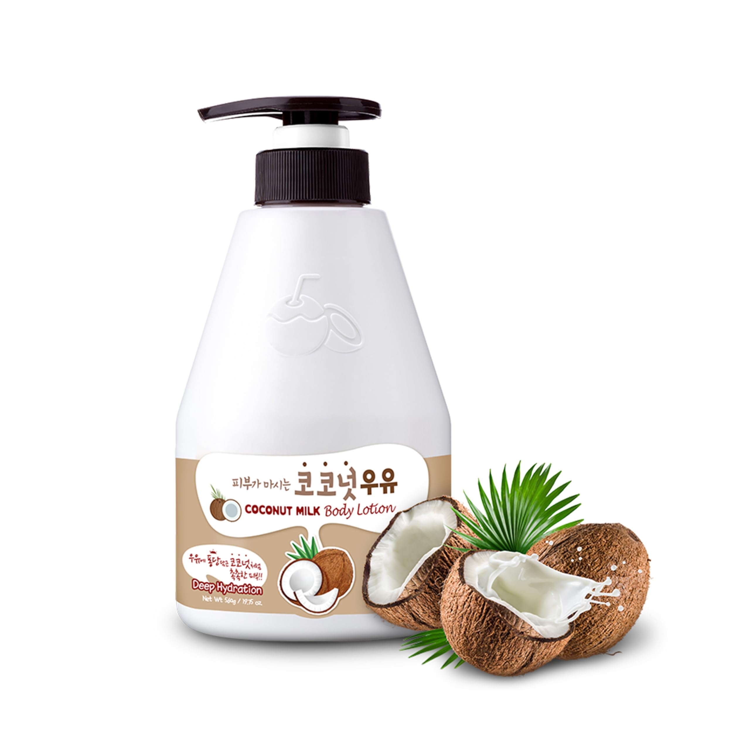 Kwailnara Coconut Milk Body Lotion (19.75 Fl Oz) – Deep Hydration, Silky Skin, Paraben-Free
