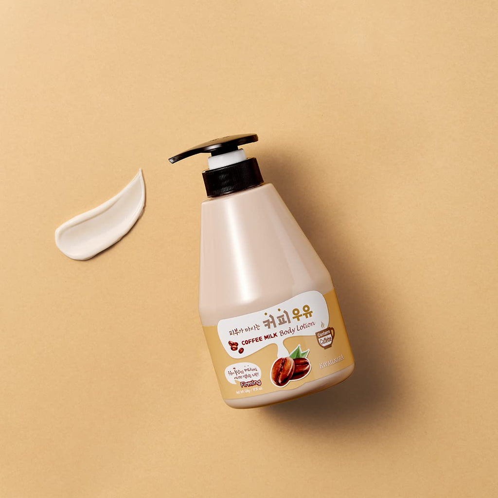 Kwailnara WELCOS Coffee Milk Body Wash & Lotion Set – Energizing Hydration (560g Each)