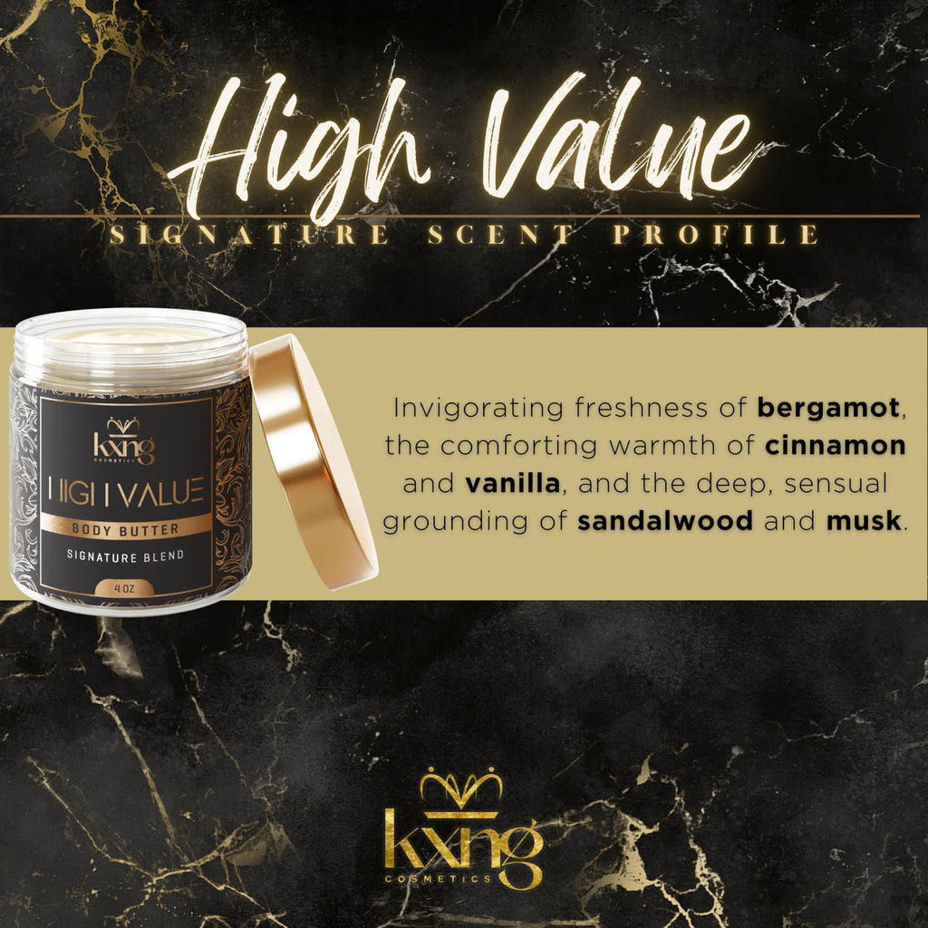 KXNG Cosmetics Shea Body Butter Cream – 4oz | Organic Hydration for All Skin Types