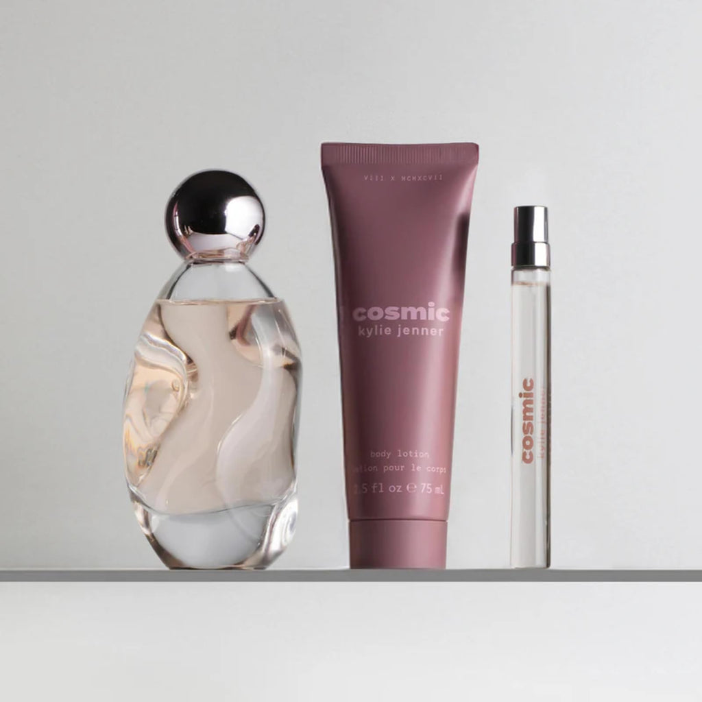 Cosmic Kylie Jenner 3-Piece Gift Set – 50ml EDP, 75ml Body Lotion, 10ml Pen Spray