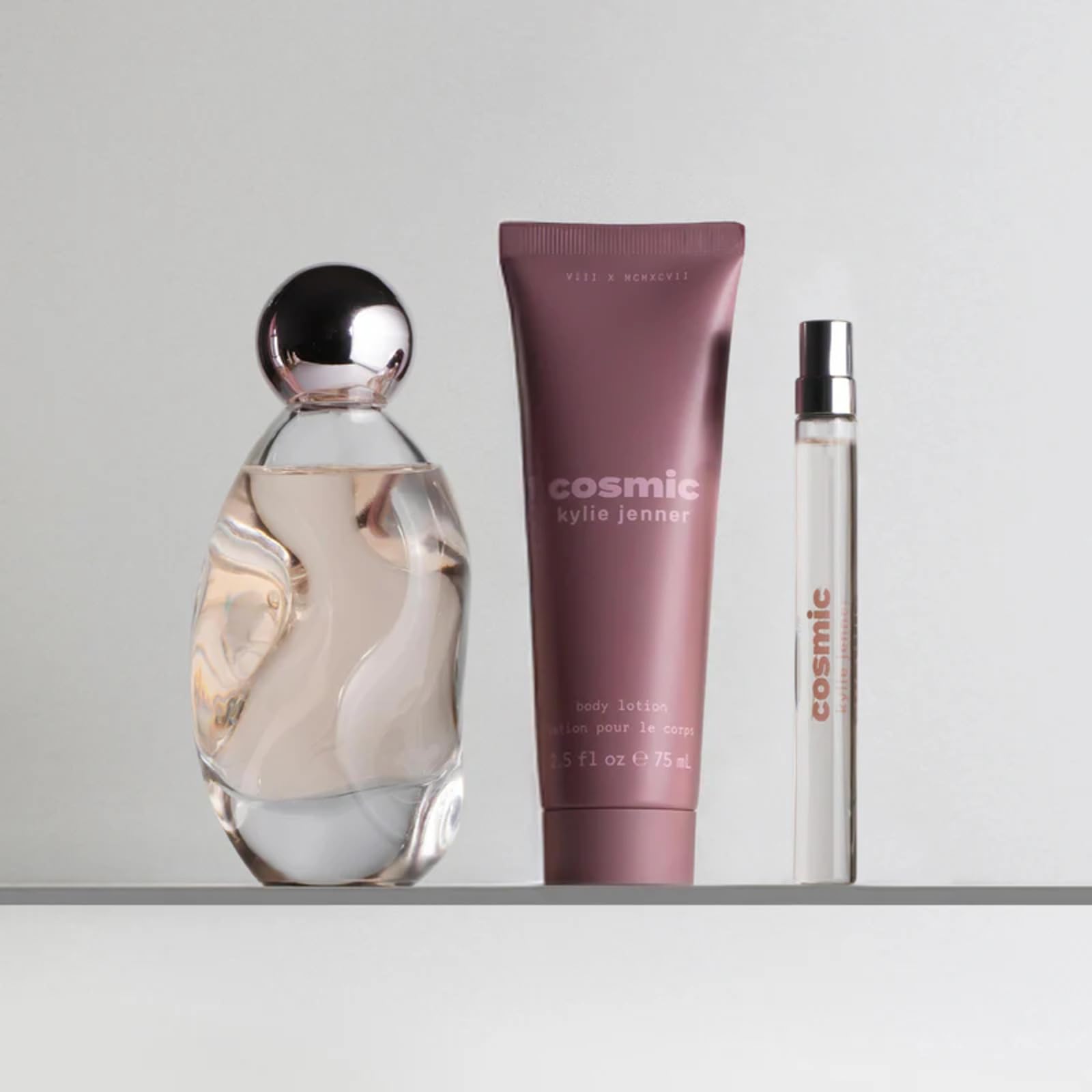 Cosmic Kylie Jenner 3-Piece Gift Set – 50ml EDP, 75ml Body Lotion, 10ml Pen Spray