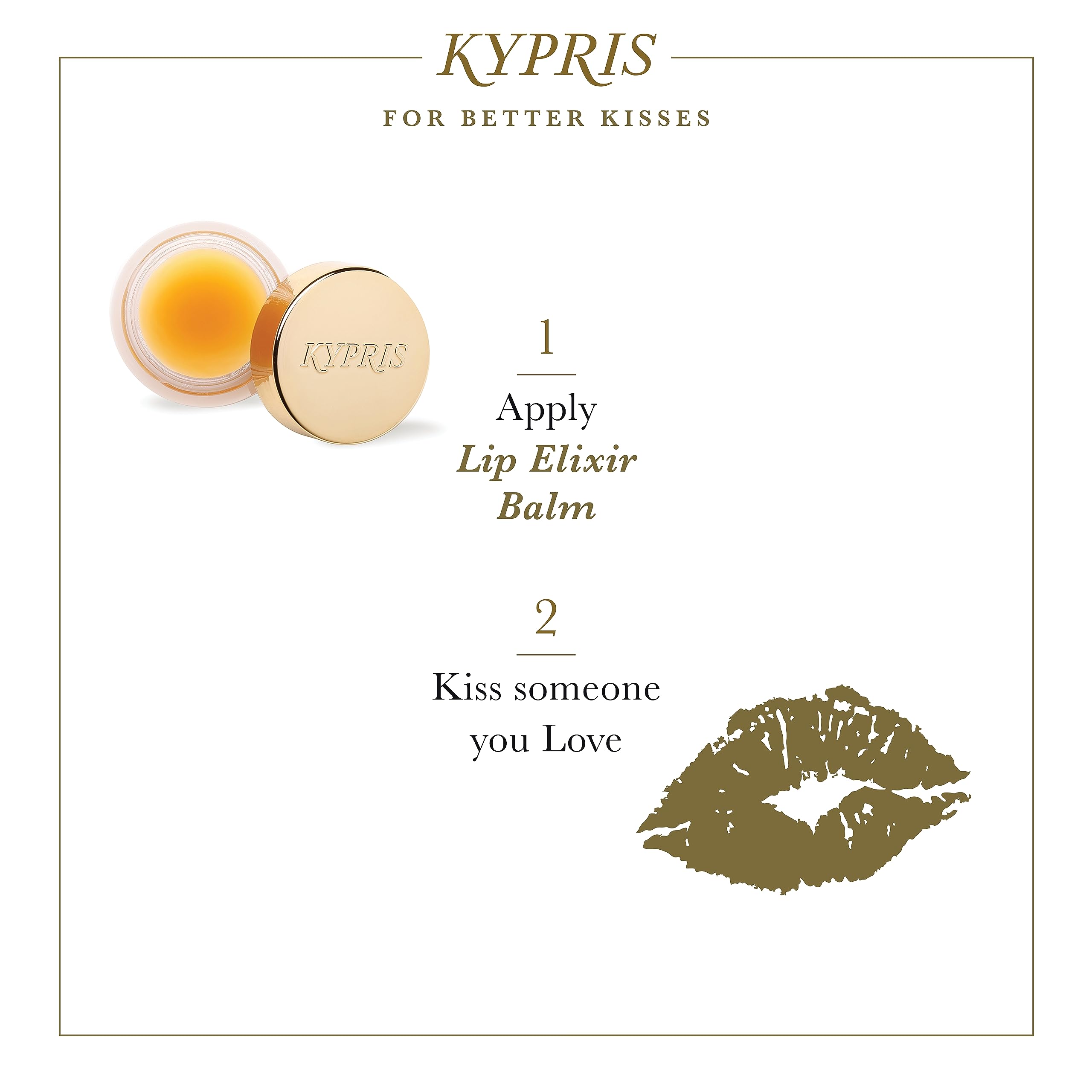 KYPRIS Lip Elixir Balm – Softening Hyaluronic Acid Lip Treatment with Jasmine & Shea (0.17 oz / 5 g)