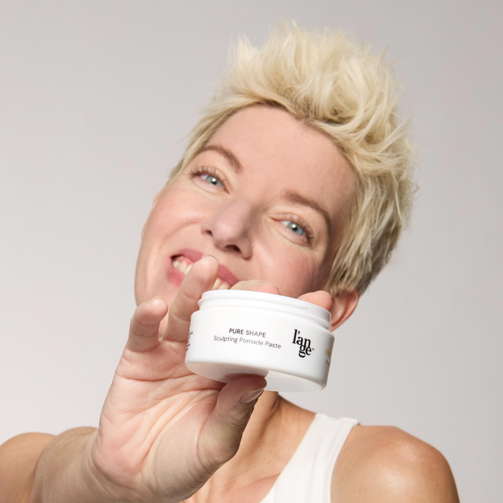 L'ANGE HAIR Pure Shape Sculpting Pomade Paste – Medium Hold, Matte Finish, Hydrating Definition