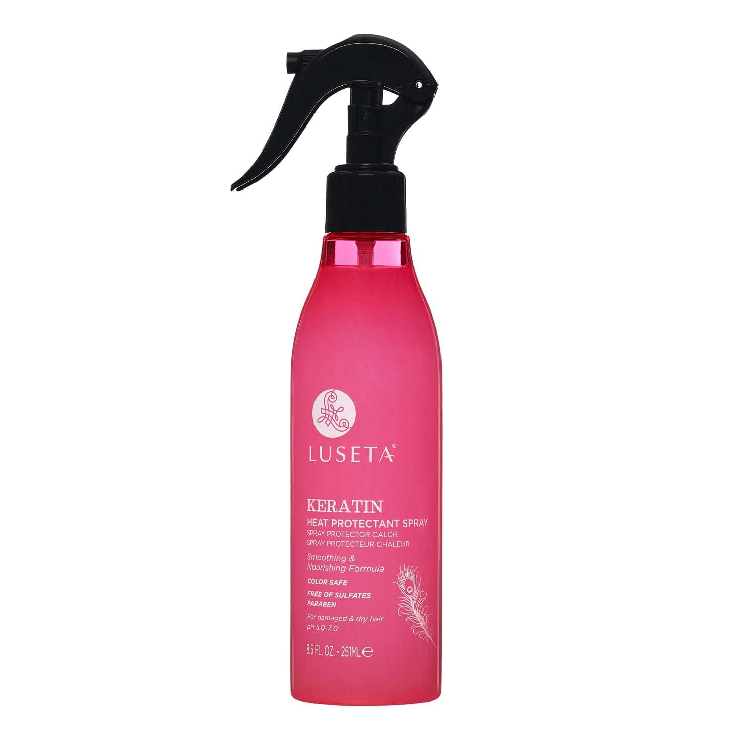 L Luseta Keartin Heat Protectant Spray — Smoothing & Thermal Protection (8.5oz)