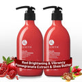 L LUSETA Luseta Red Hair Shampoo & Conditioner Set – Color Safe, Sulfate & Paraben Free, Copper Brightening