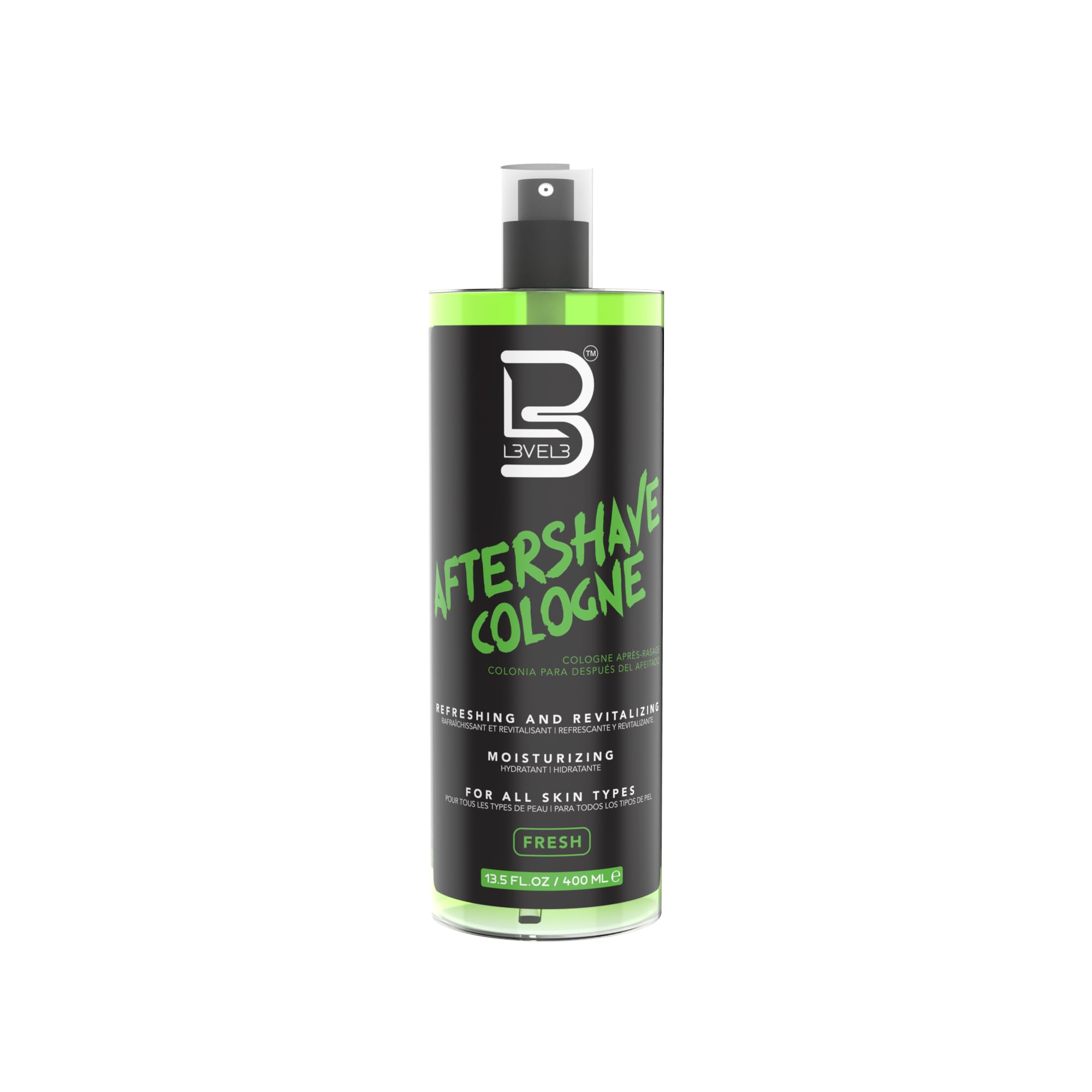 L3 Level 3 After Shave Spray Cologne – Fresh Scent & Moisturizing Post-Shave (13.5 fl oz)