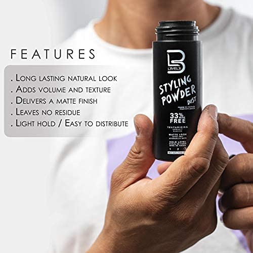 L3 Level 3 After Shave Spray – Softens Skin, Refreshes, Styling Powder Included (Rose)