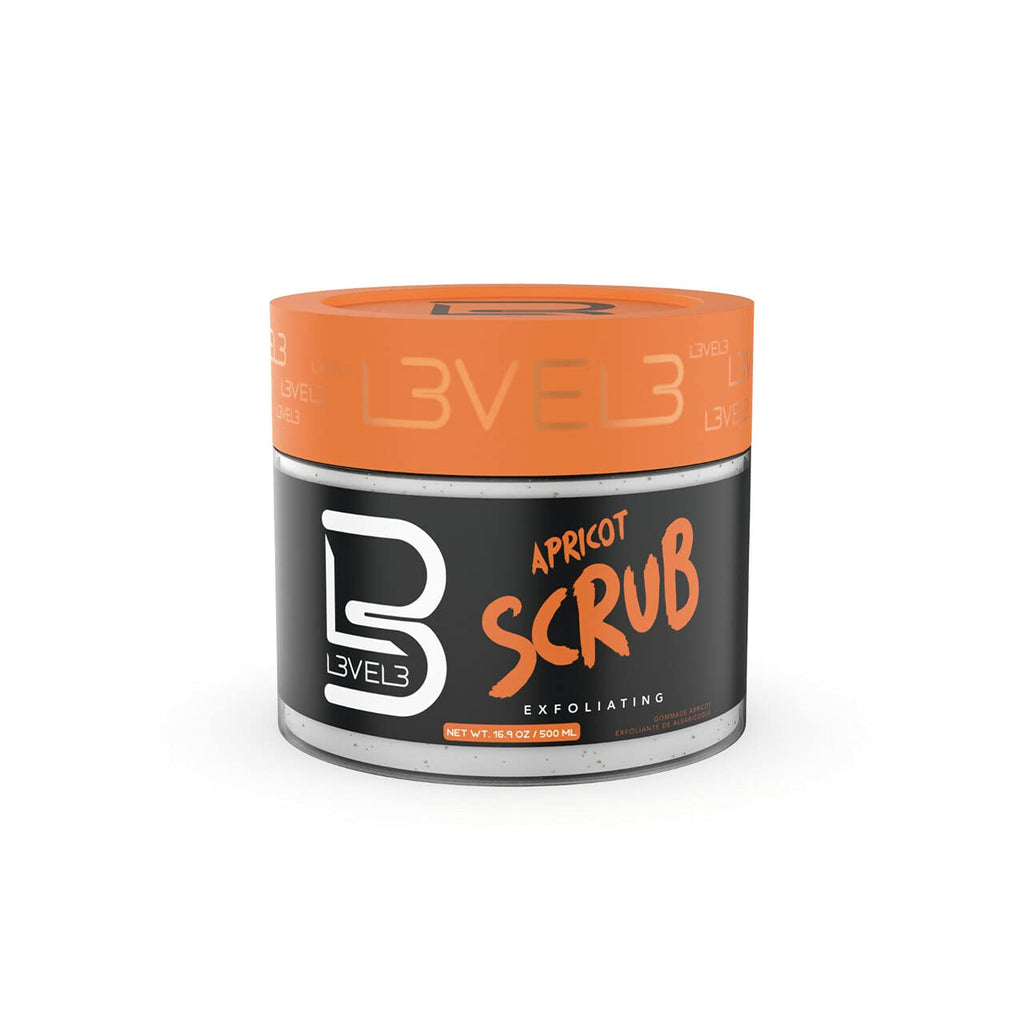 L3 Level 3 Apricot Facial Scrub – Gentle Exfoliation for All Skin Types (500ml)