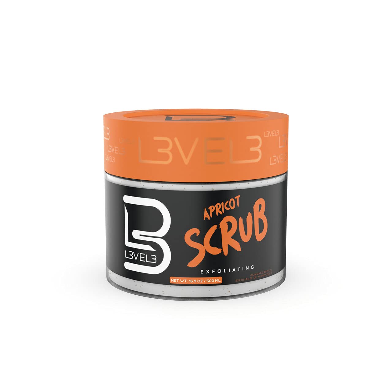 L3 Level 3 Apricot Facial Scrub – Gentle Exfoliation for All Skin Types (500ml)