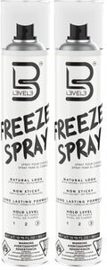 L3 Level 3 Hair Spray – Extra Hold, UV Protection, 13.52 oz (Pack of 2)