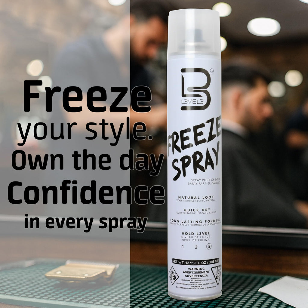 L3 Level 3 Hair Spray – Long-Lasting Hold, Smooth Finish, UV Protection | 12.95 Oz