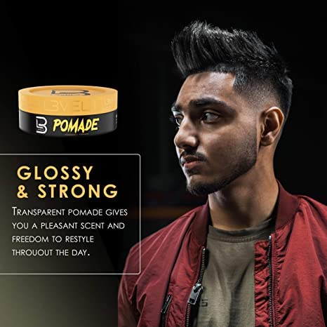 L3 Level 3 Pomade – Keratin-Infused, Flake-Free Hold with Volume & Shine | L3