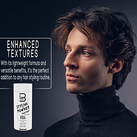 L3 Level 3 Light Hold Styling Powder – Natural Matte Look, Texturizing & Volumizing (2 Pack)