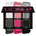 La Catrina Black Pink Eyeshadow Palette - Matte Gothic, Long-Wear Smoky Eye