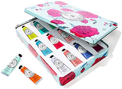 La Chatelaine Deluxe Hand Cream Gift Set Tin – 12 x 1 oz | Oprah Favorite Things, 20% Organic Shea Butter