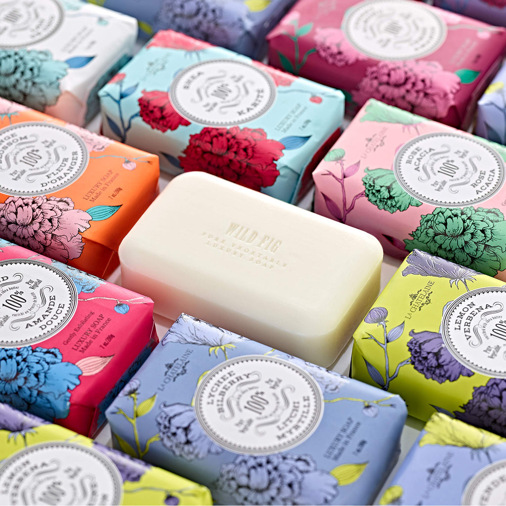 La Chatelaine Lavender Soap Trio Gift Set – Triple Milled, Made in Provence