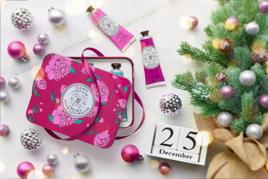 La Chatelaine Hand Cream Gift Set – 3 Travel-Size, Organic Shea Butter, Made in France