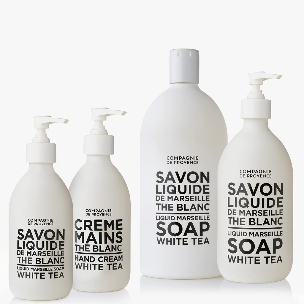 La Compagnie de Provence White Tea Liquid Soap & Hand Cream Duo – 10 oz
