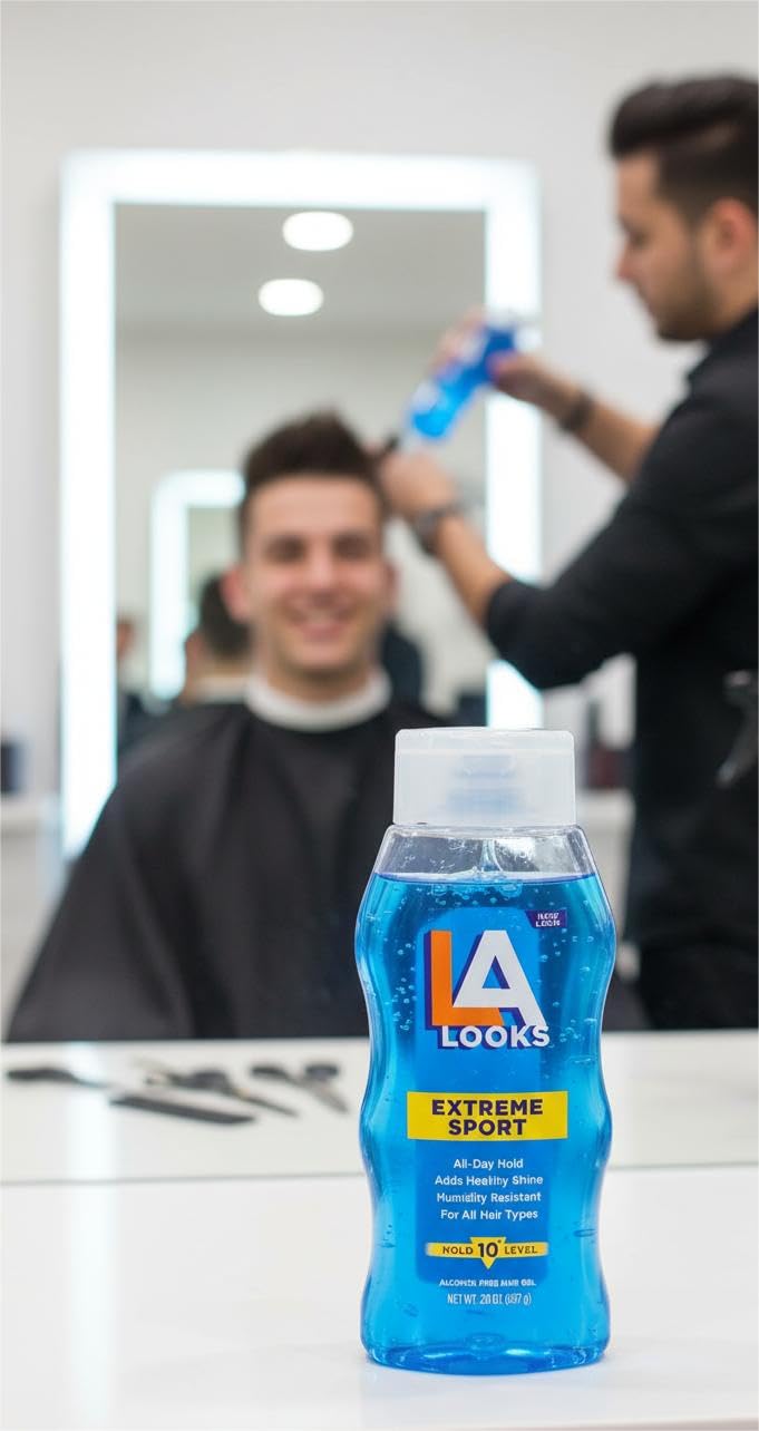 LA LOOK XTREME HOLD Gel #10 4-Pack – Maximum Hold, Dries Clear, No Flaking