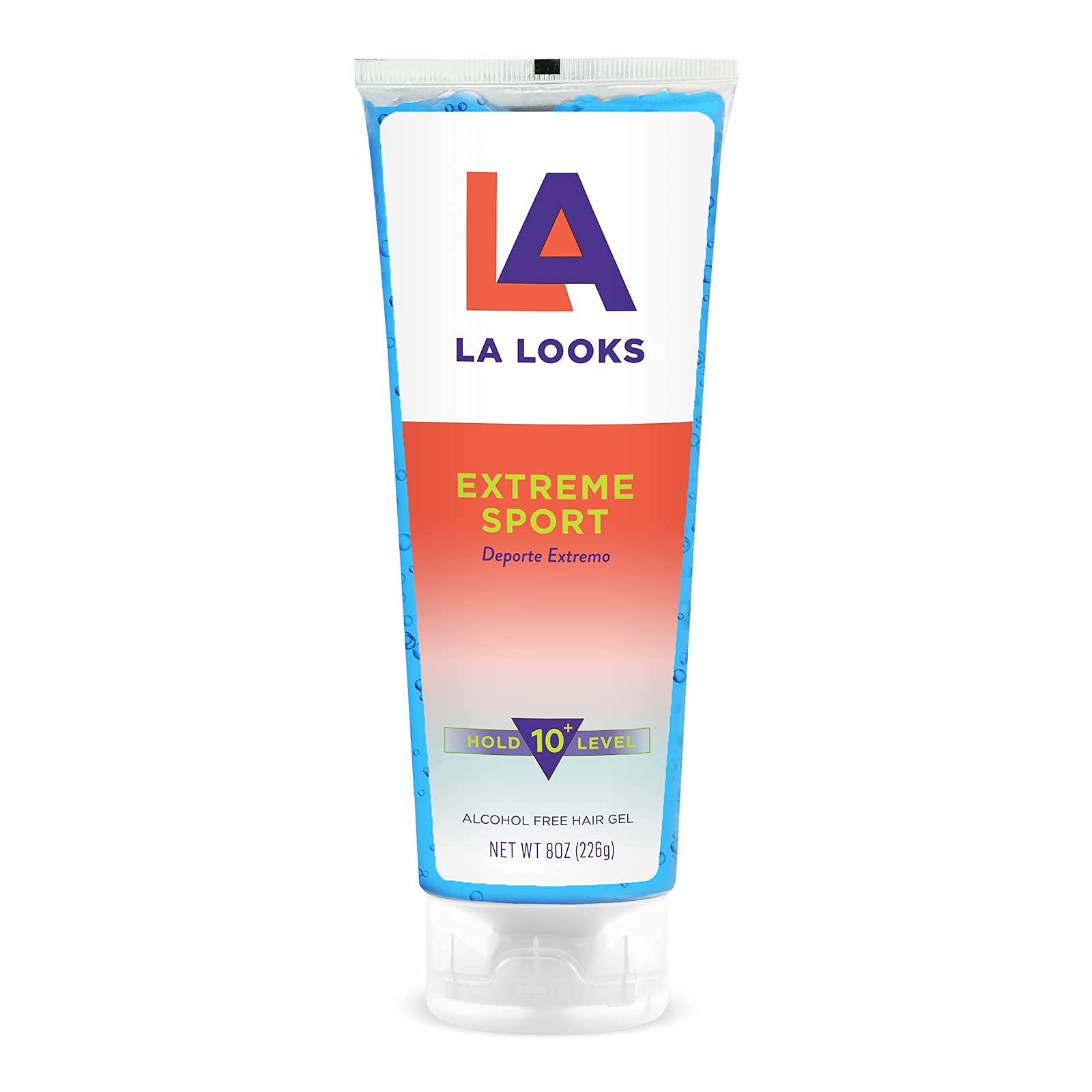 L.A. Looks Absolute Sport Gel - Extreme Hold, 8 oz, Humidity-Resistant, Color-Safe