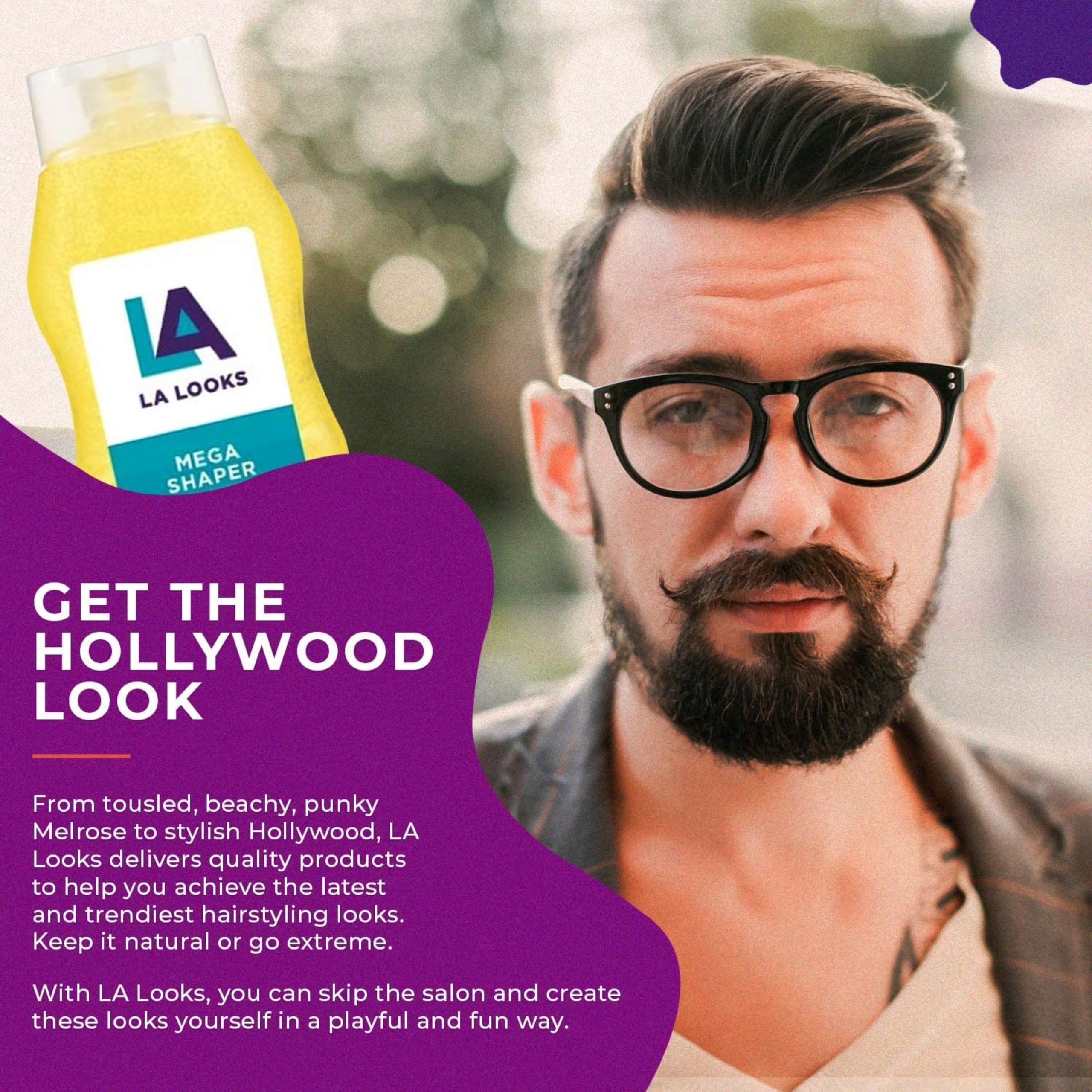 L.A. Looks Styling Gel Mega Mega Hold – 20 oz Pack of 5