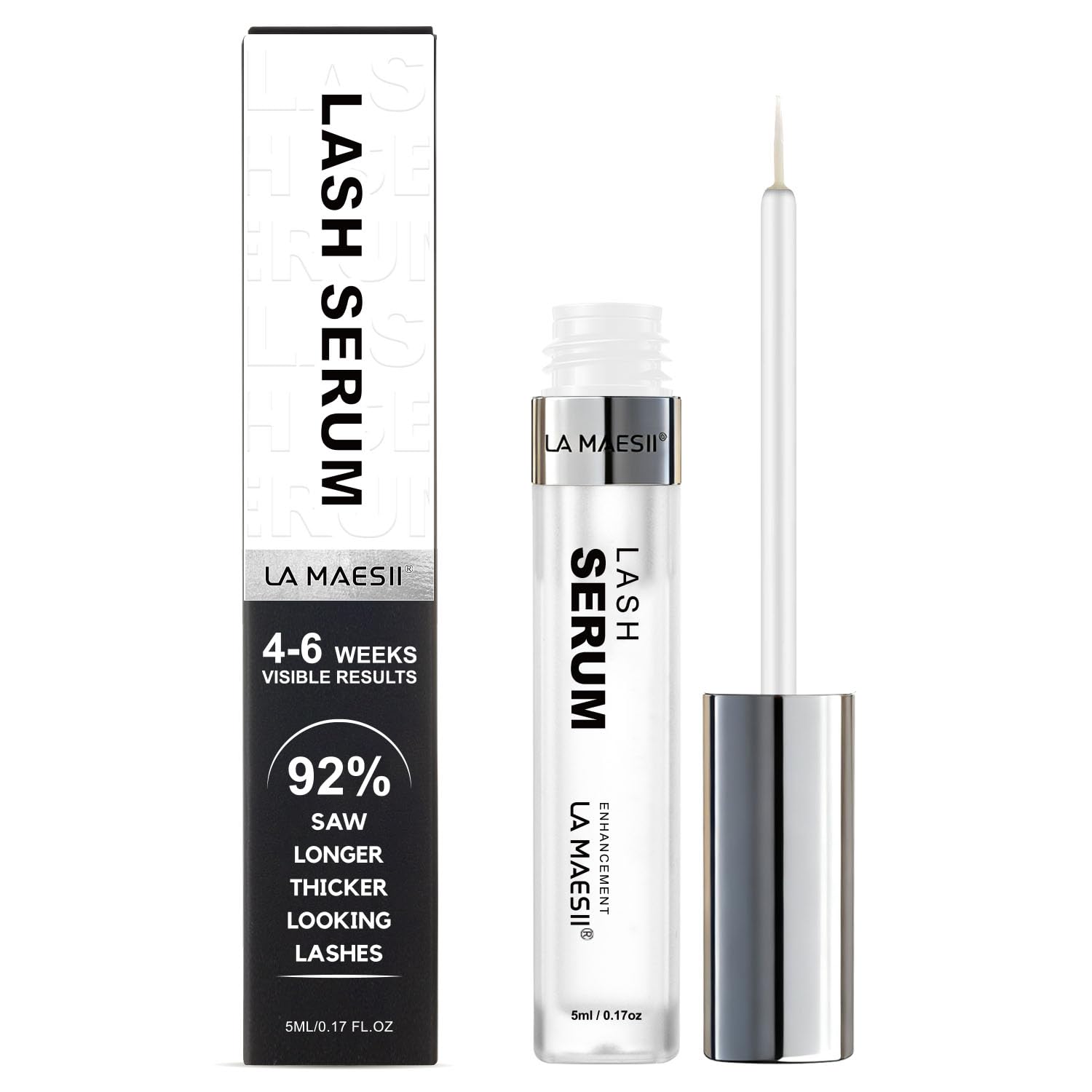 LA MAESII Lash Serum – Advanced Growth Formula for Longer, Thicker Lashes (5mL) | Vegan & Cruelty-Free