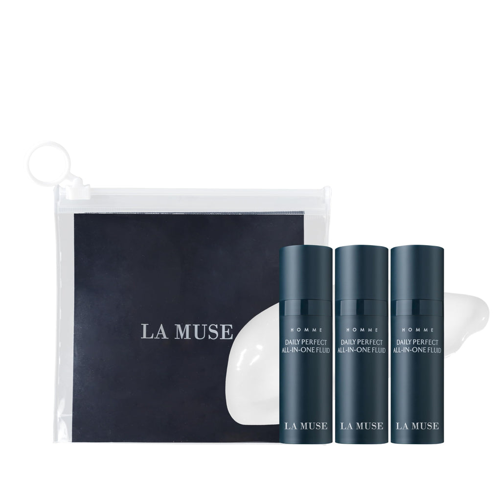 LA MUSE Homme Daily All-in-One Moisturizer | 3-in-1 Toner, Lotion & Essence