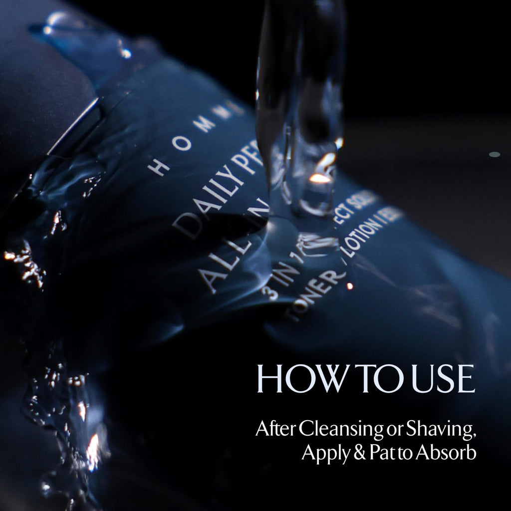 LA MUSE Homme Daily All-in-One Moisturizer | 3-in-1 Toner, Lotion & Essence (Original Size)