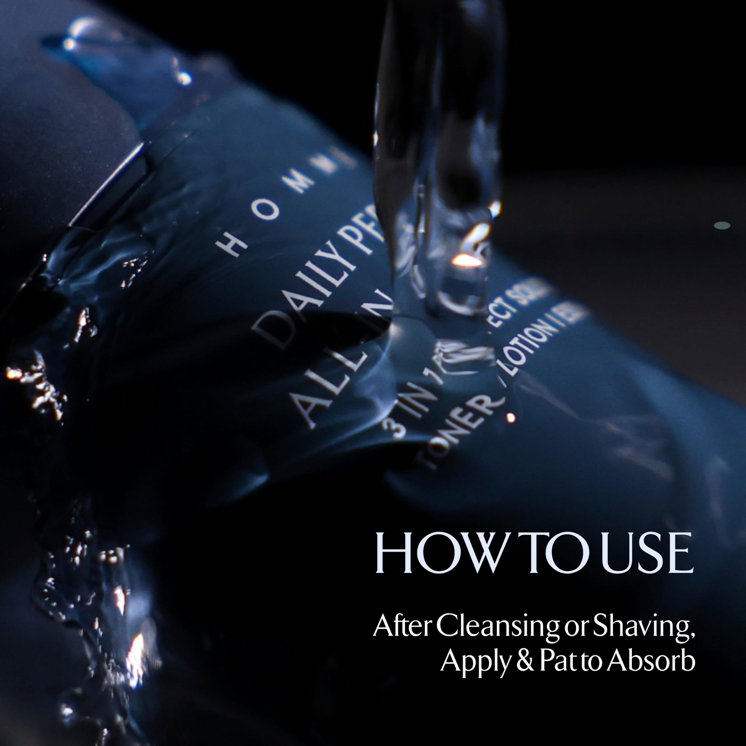 LA MUSE Homme Daily All-in-One Moisturizer | 3-in-1 Toner, Lotion & Essence
