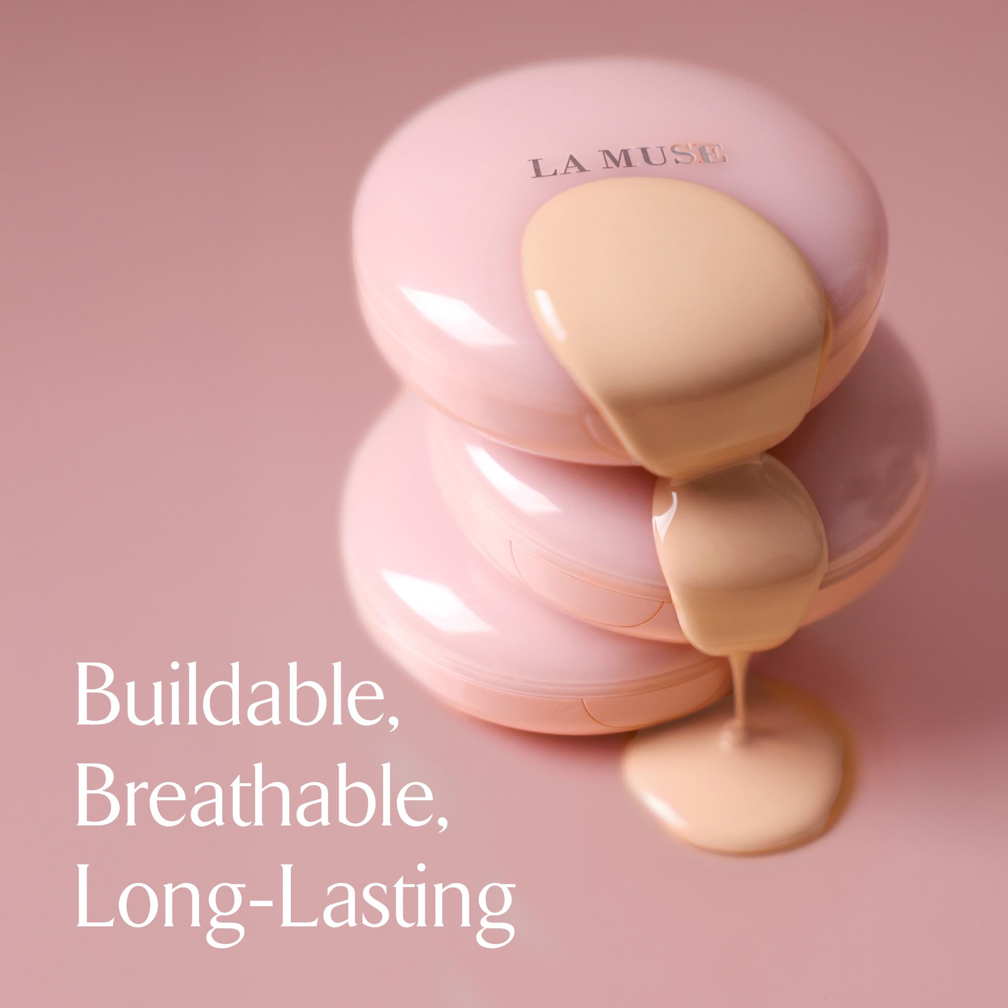 LA MUSE Korean Glow Cushion Foundation No.22 Neutral Beige | PDRN + 65% Hyaluronic Hydration