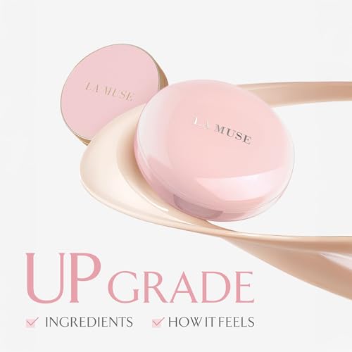 LA MUSE Korean Glow Cushion Foundation with PDRN – Shade No.20 Pure Ivory
