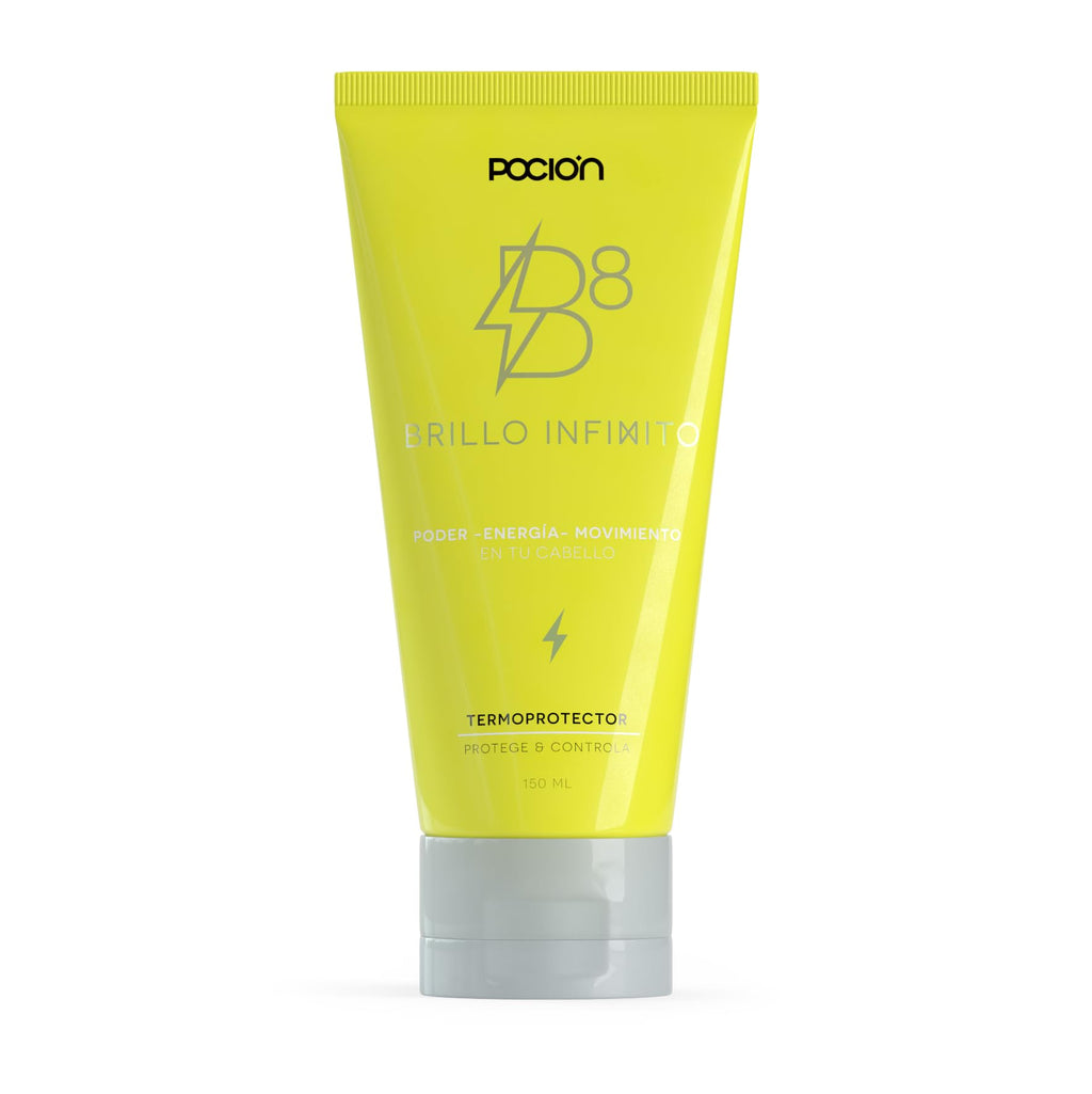 La Pocion B8 ThermoProtectant Cream – Heat Protection & Shine Treatment for Dry or Damaged Hair | 5oz / 150ml