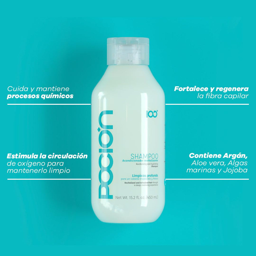 La Pocion Shampoo – Hydrating, Cruelty-Free Deep Cleansing (450ml)