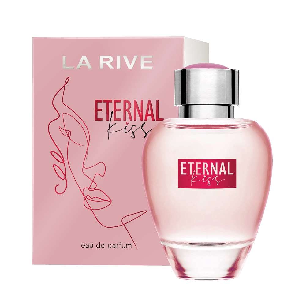 LA RIVE Eternal Kiss by La Rive – Floral Eau de Parfum Spray 3 oz