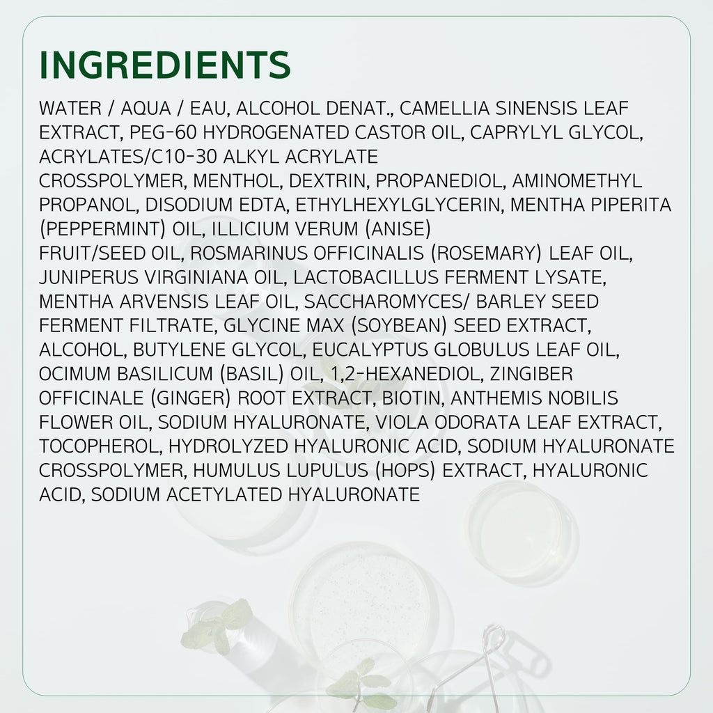 LABO-H Scalp Strengthening Spray – Vegan Tonic for Hair Growth & Anti-Loss | Rosemary & Peppermint