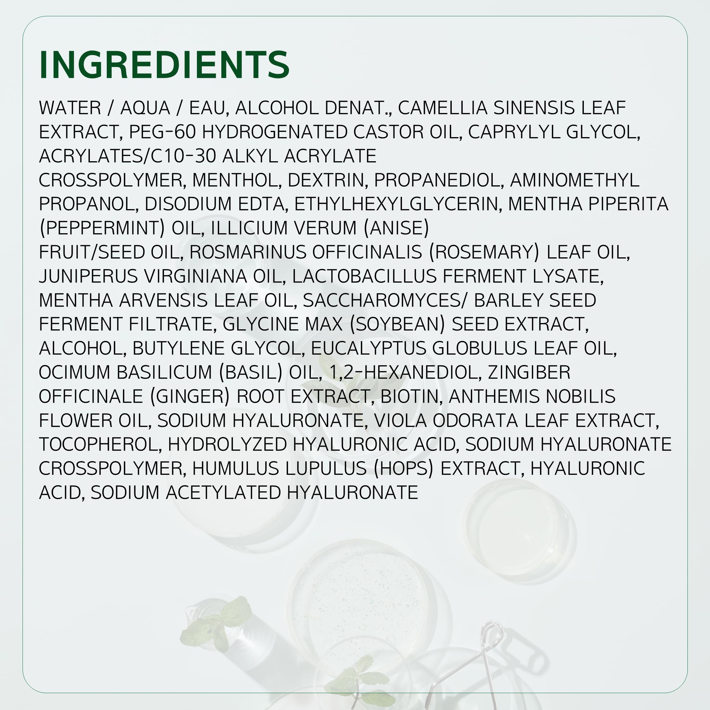LABO-H Scalp Strengthening Spray – Vegan Tonic for Hair Growth & Anti-Loss | Rosemary & Peppermint