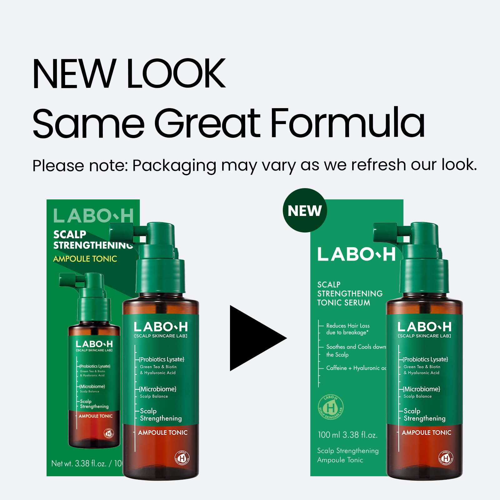 LABO-H Scalp Strengthening Spray – Vegan Tonic for Hair Growth & Anti-Loss | Rosemary & Peppermint