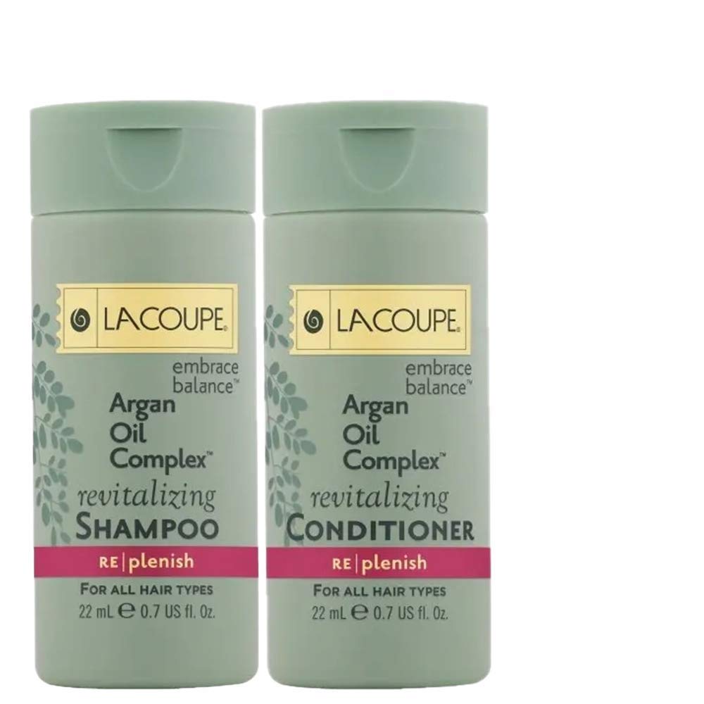 LA COUPE Shampoo & Conditioner Set – 18 x 0.75oz (9 Shampoo + 9 Conditioner)