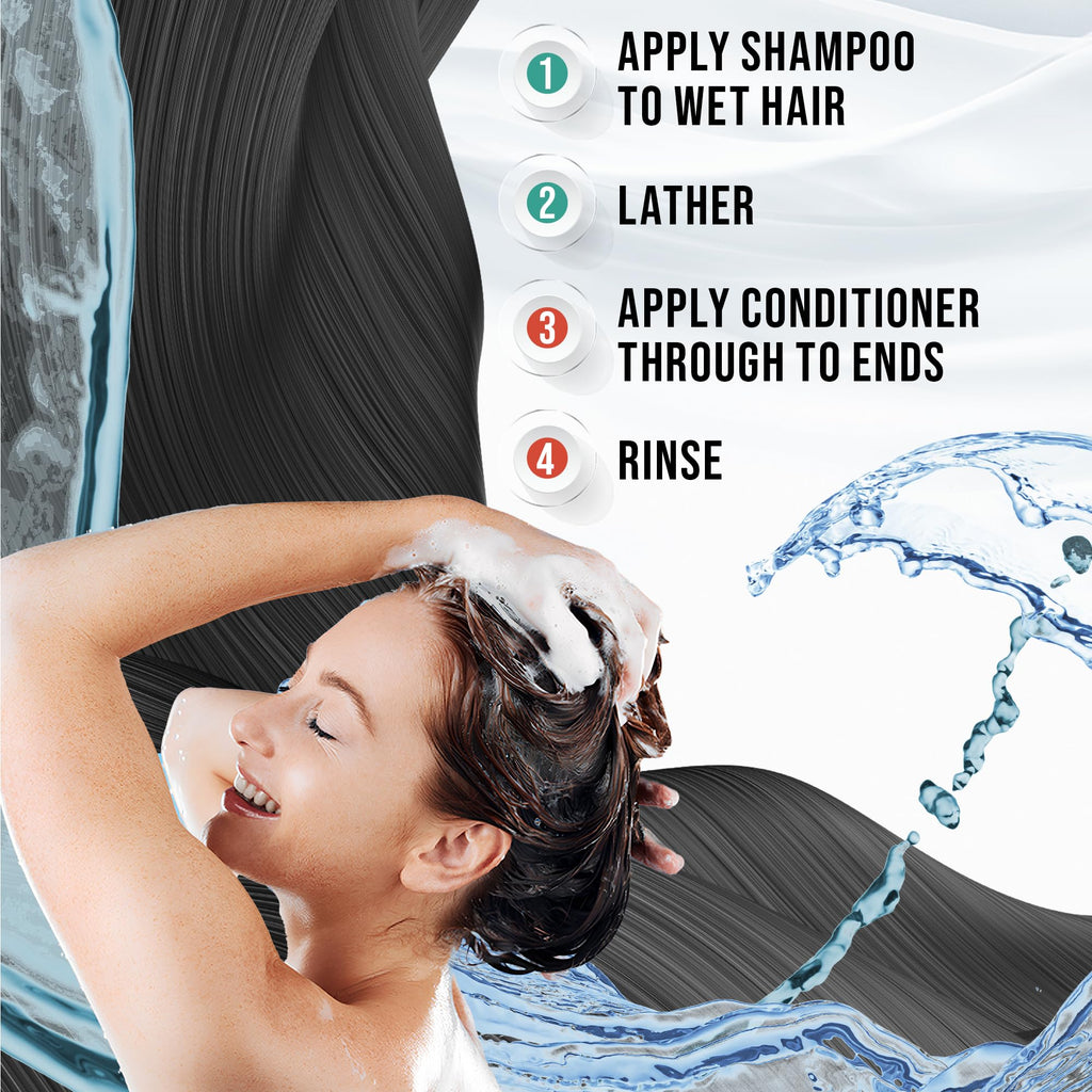 LACRIN Aloe Vera & Mint Shampoo + Keratin & Argan Conditioner Bundle – Shark Tank Feature – 33.8 Fl Oz Duo Pack