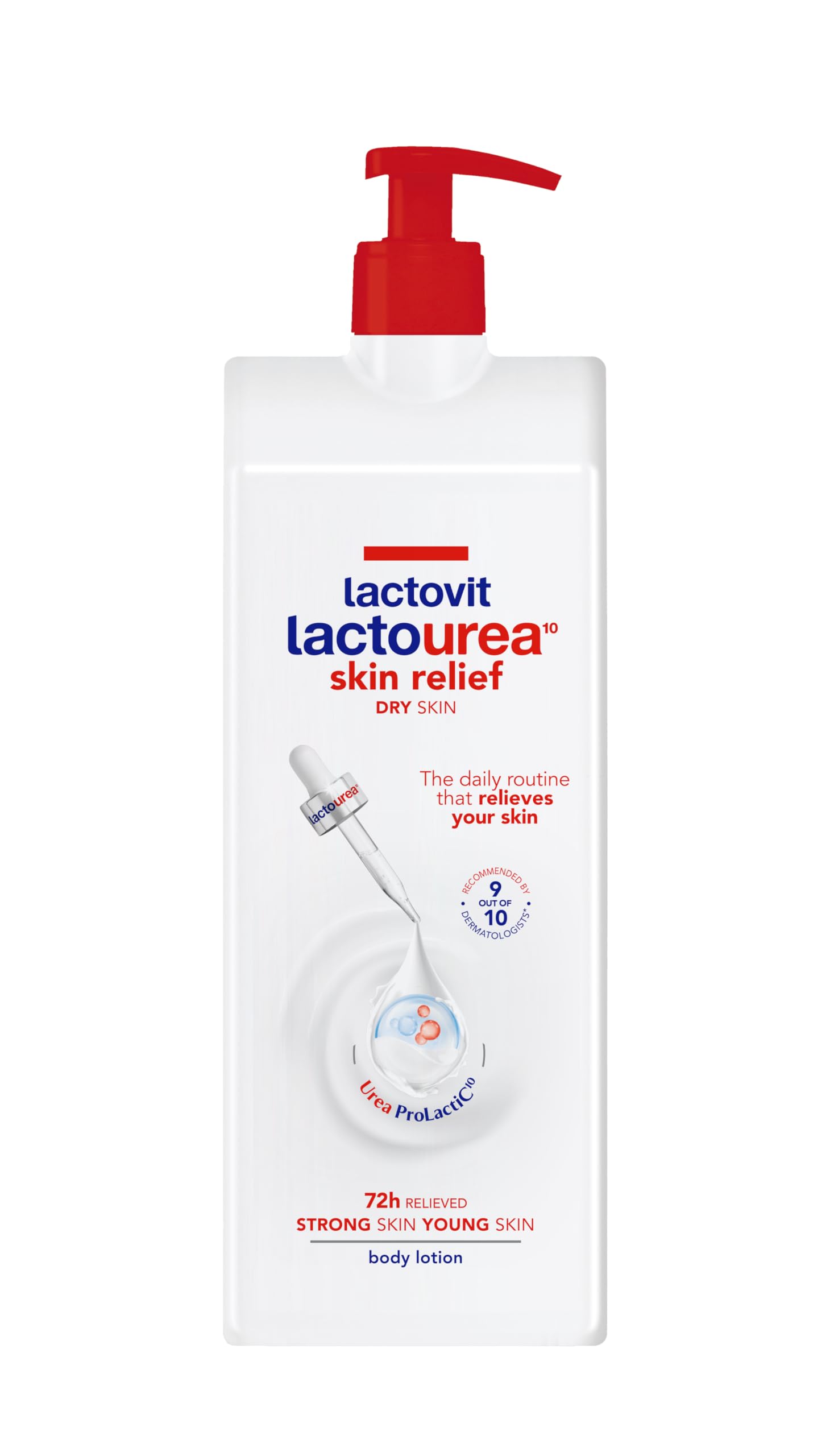 Lactovit Lactourea Body Lotion | Hydrating Urea Moisturiser for Dry Skin | ProLactiC10 Complex