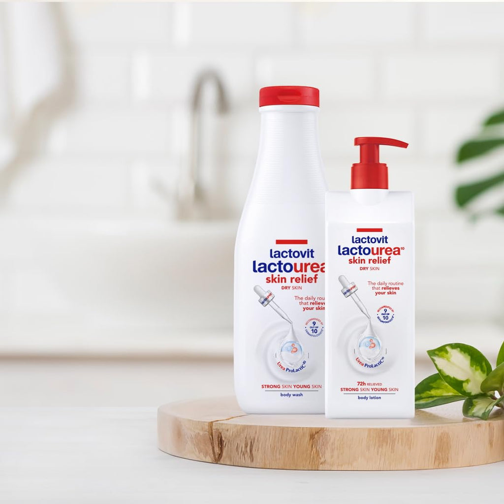 Lactovit Lactourea Body Lotion | Hydrating Urea Moisturiser for Dry Skin | ProLactiC10 Complex