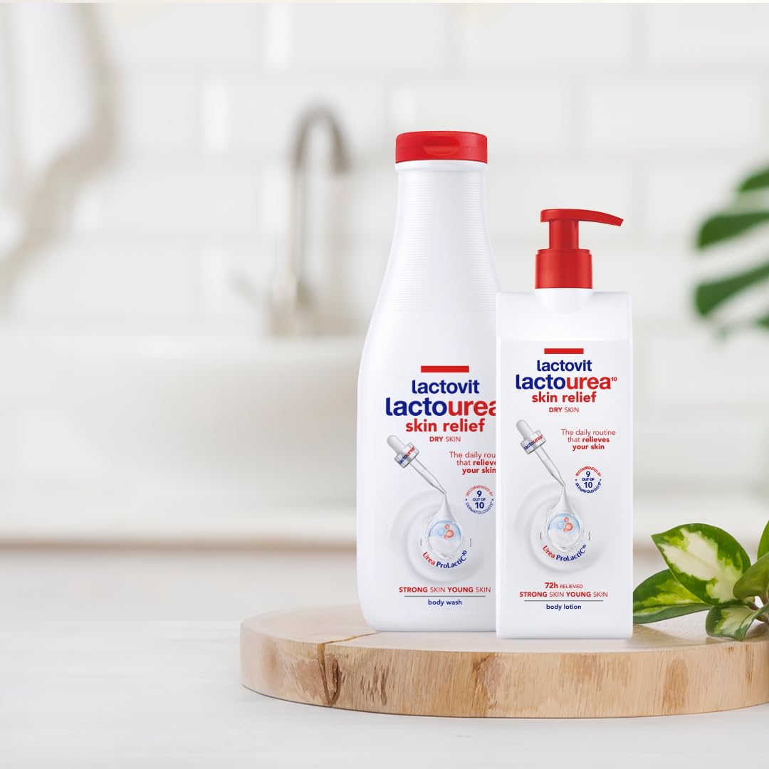 Lactovit Lactourea Body Lotion | Hydrating Urea Moisturiser for Dry Skin | ProLactiC10 Complex