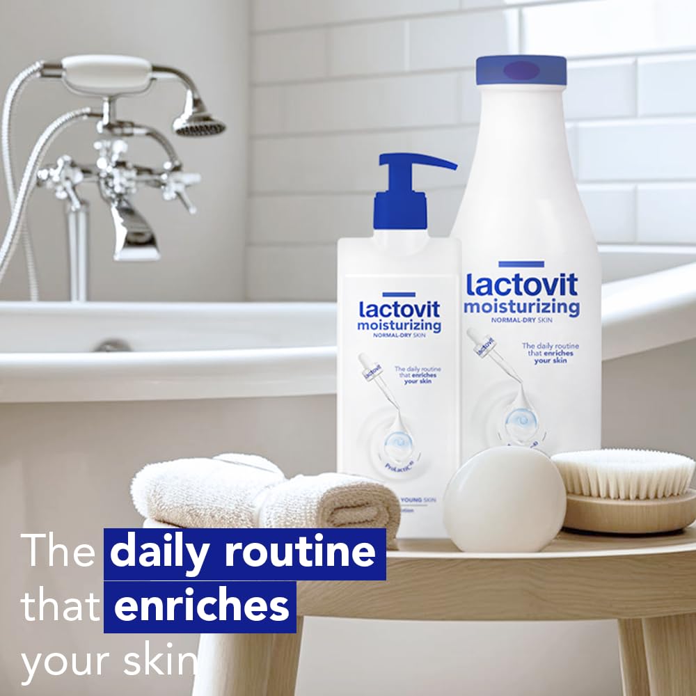 Lactovit Moisturizing Body Wash | Hydrating Shower Gel for All Skin Types | ProLactiC10, Collagen & Elastin Booster | 6 x 600 ml