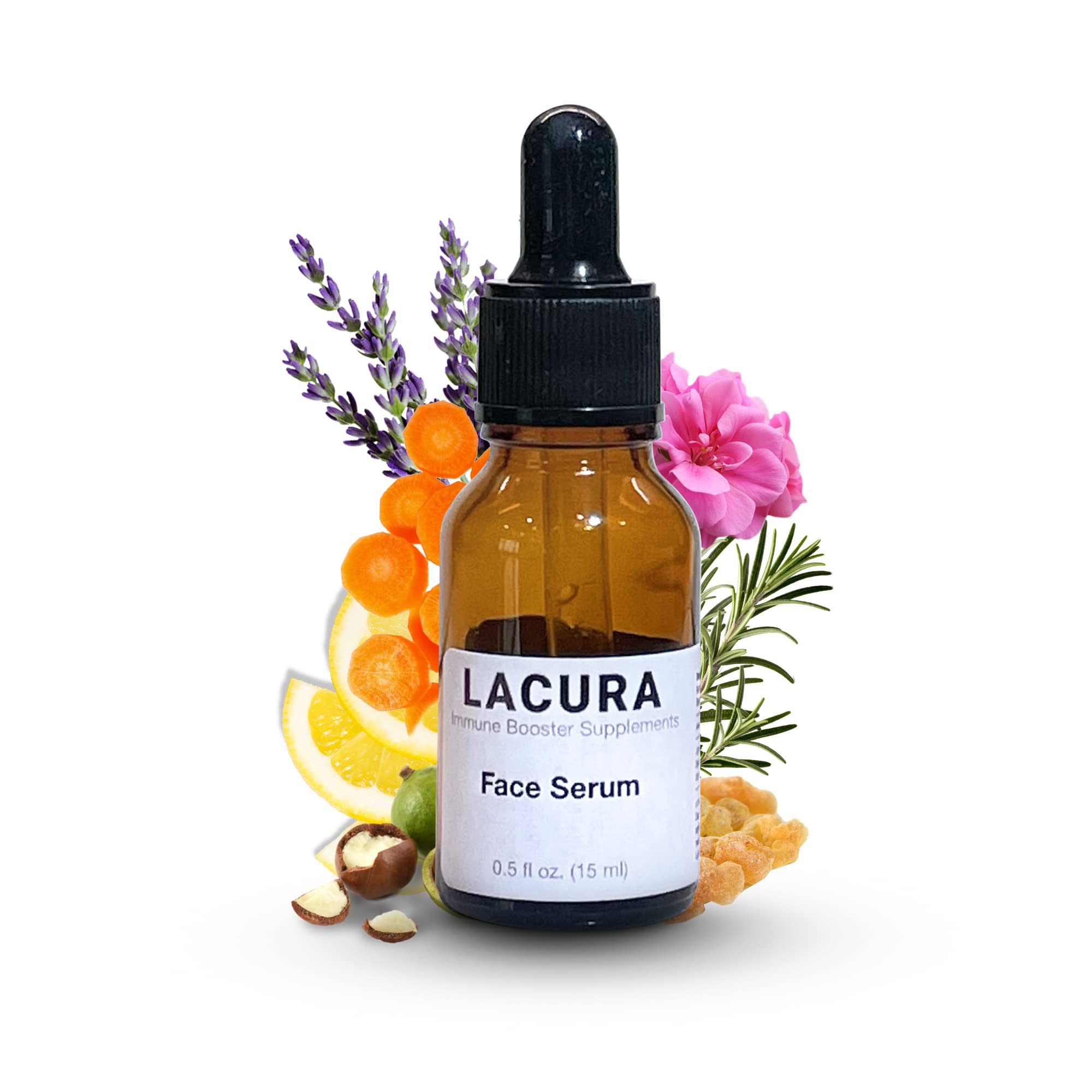LaCura Therapeutic Face Oil with Vitamin E & Organic Jojoba – Hydrating Anti-Aging Serum for Mature Skin (15ml)