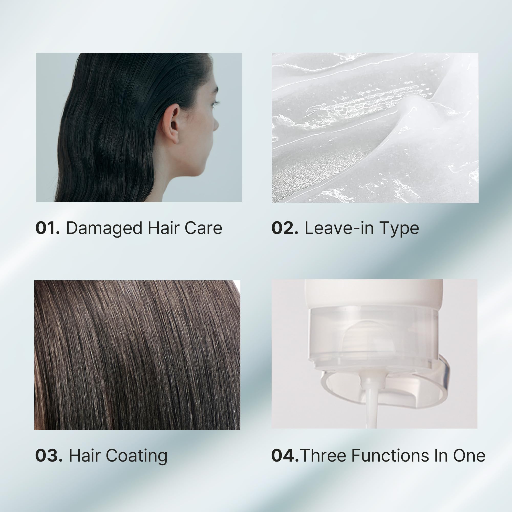 LA'DOR Keratin Power Glue Leave-In Conditioner – Heat Protectant, Shine, Snail Mucin