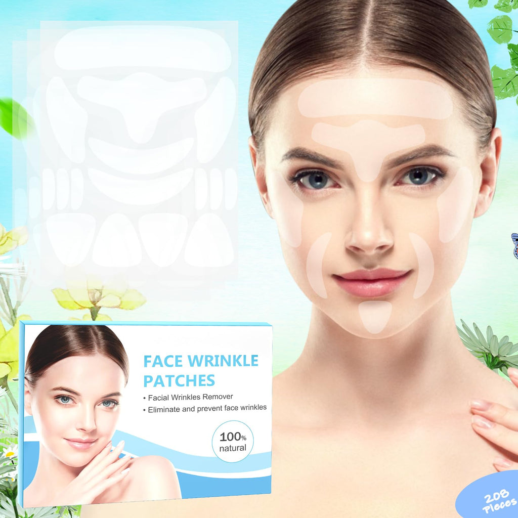 LadPemo Face Tape Overnight Wrinkle Patches – 208 Pcs for Facial Lines