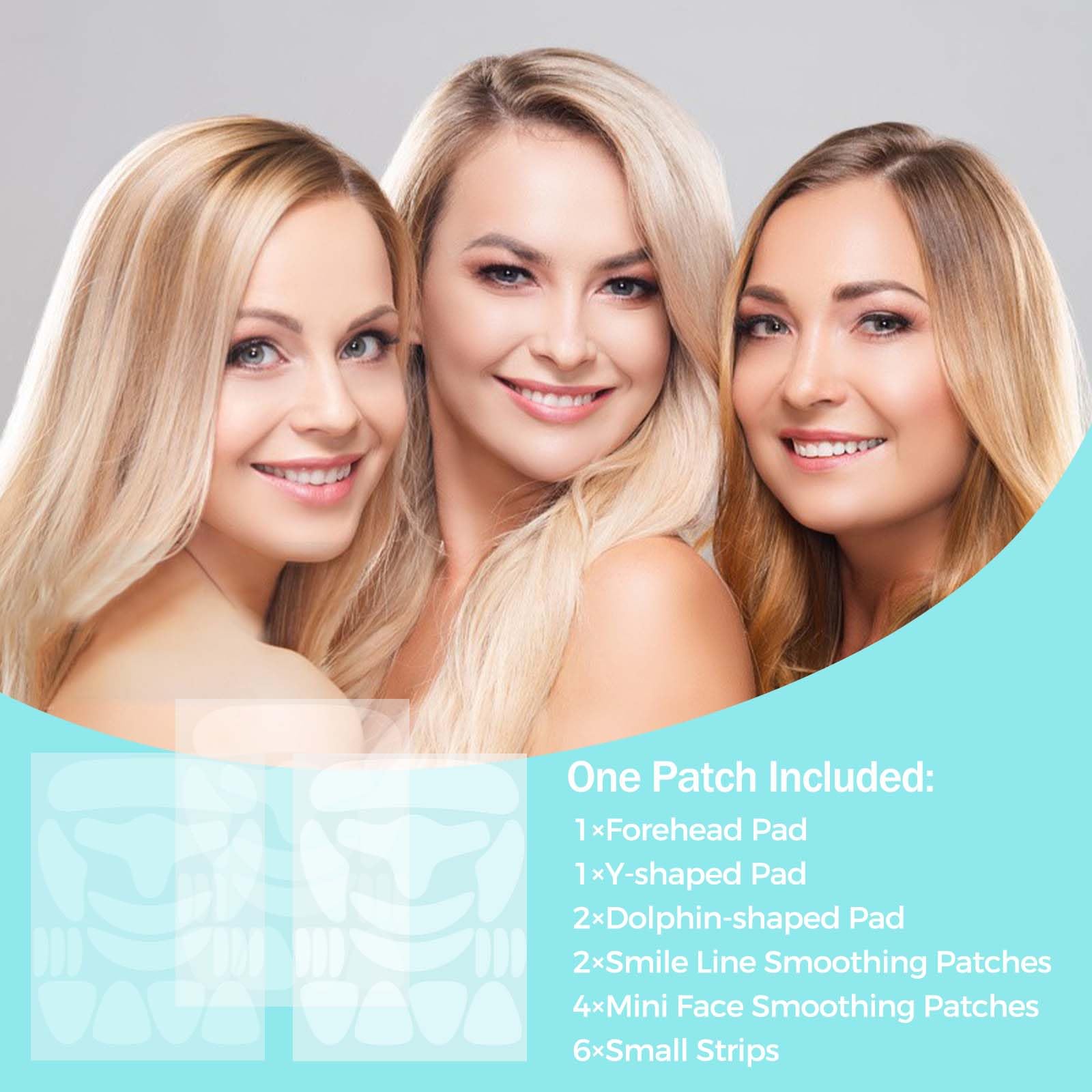 LadPemo Face Tape Overnight Wrinkle Patches – 208 Pcs for Facial Lines
