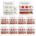 LADY&HOME Bride Tribe Hair Tie – 30 Count in Wine Red for Bachelorette Party Gifts